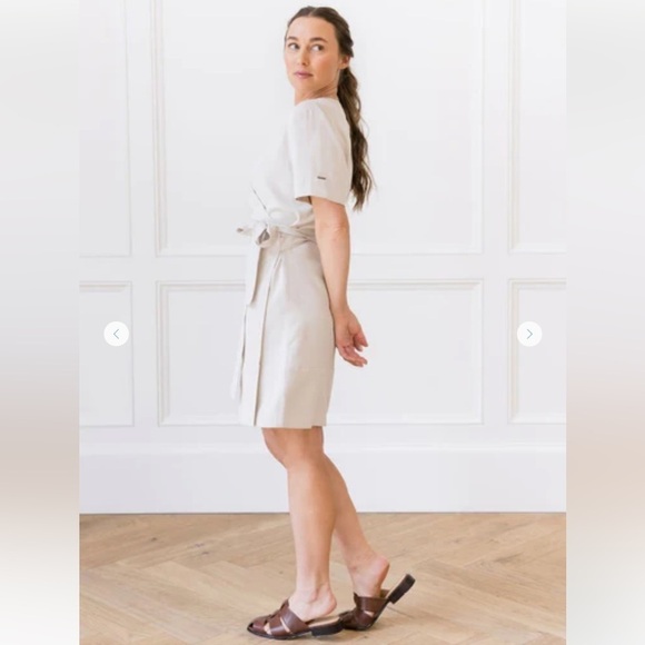 COZY EARTH Coastal Comfort Wrap Tie Tencel Boardwalk Breeze Beige girl Safari - Picture 10 of 15